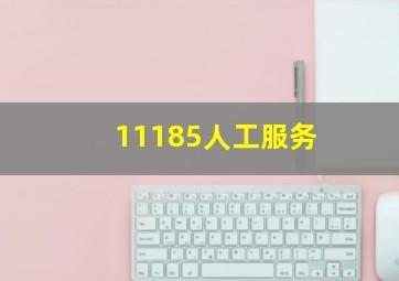 11185人工服务