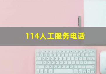 114人工服务电话