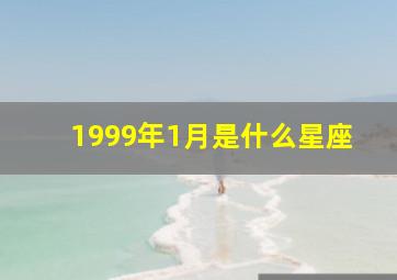 1999年1月是什么星座