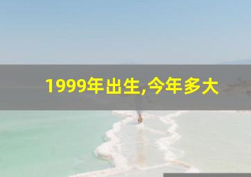 1999年出生,今年多大