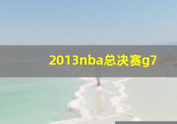 2013nba总决赛g7