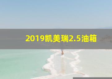 2019凯美瑞2.5油箱