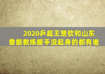 2020乒超王楚钦和山东鲁能教练握手没起身的都有谁