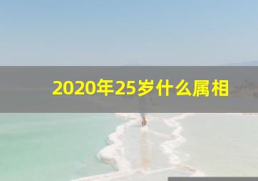 2020年25岁什么属相