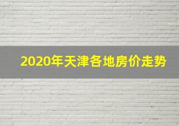 2020年天津各地房价走势