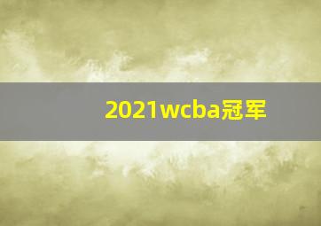 2021wcba冠军