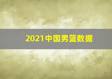 2021中国男篮数据