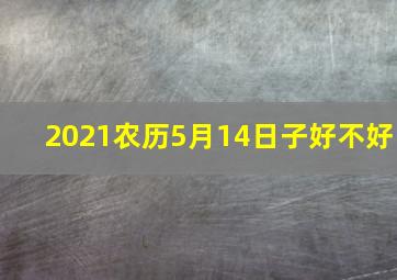 2021农历5月14日子好不好