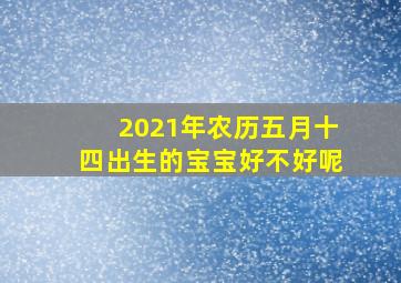 2021年农历五月十四出生的宝宝好不好呢