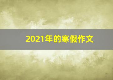 2021年的寒假作文