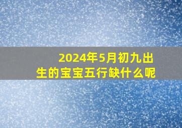 2024年5月初九出生的宝宝五行缺什么呢