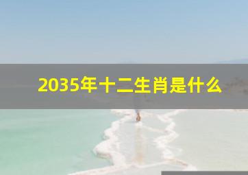 2035年十二生肖是什么