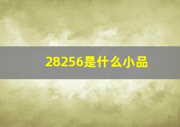 28256是什么小品