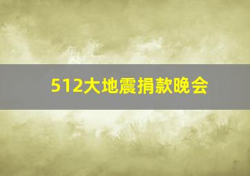 512大地震捐款晚会