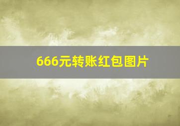 666元转账红包图片