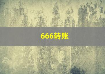 666转账