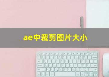 ae中裁剪图片大小