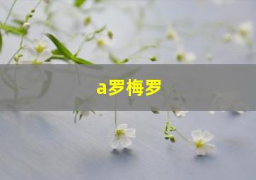 a罗梅罗