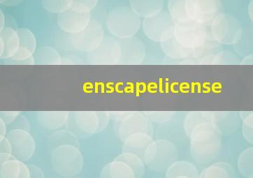 enscapelicense