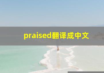 praised翻译成中文