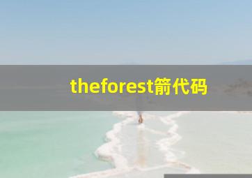 theforest箭代码