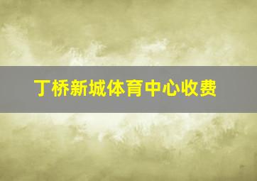 丁桥新城体育中心收费