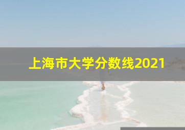 上海市大学分数线2021