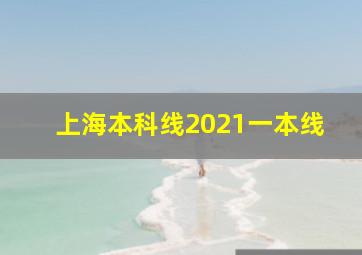 上海本科线2021一本线