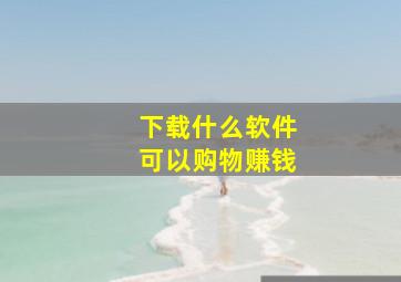 下载什么软件可以购物赚钱