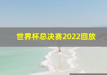 世界杯总决赛2022回放