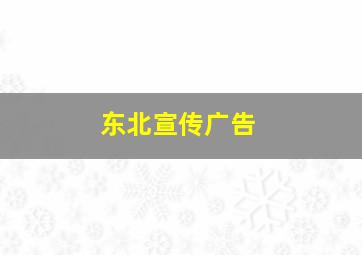 东北宣传广告