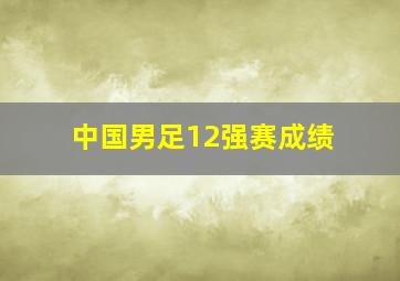 中国男足12强赛成绩