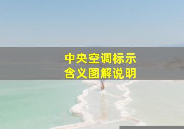 中央空调标示含义图解说明