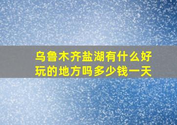 乌鲁木齐盐湖有什么好玩的地方吗多少钱一天