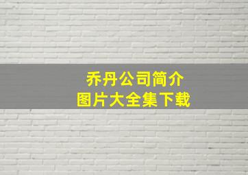 乔丹公司简介图片大全集下载