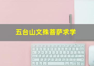 五台山文殊菩萨求学