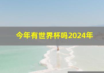 今年有世界杯吗2024年