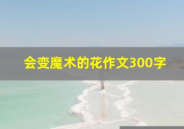 会变魔术的花作文300字