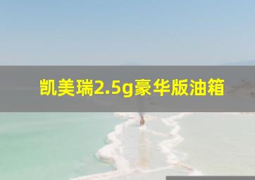 凯美瑞2.5g豪华版油箱