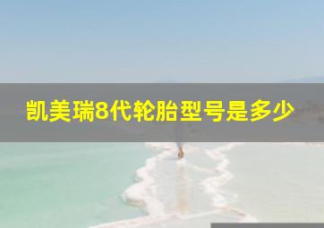 凯美瑞8代轮胎型号是多少