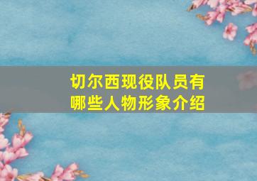 切尔西现役队员有哪些人物形象介绍