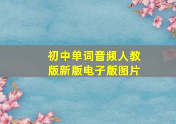 初中单词音频人教版新版电子版图片