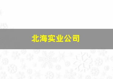 北海实业公司