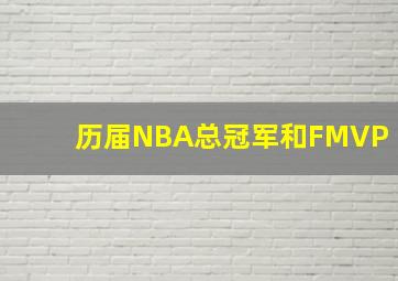 历届NBA总冠军和FMVP