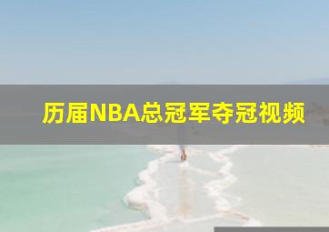 历届NBA总冠军夺冠视频