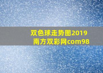 双色球走势图2019南方双彩网com98