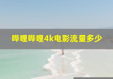 哔哩哔哩4k电影流量多少