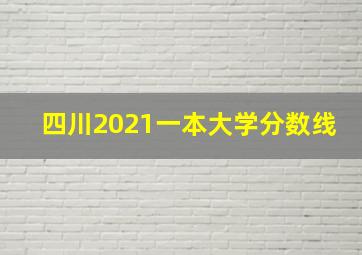 四川2021一本大学分数线