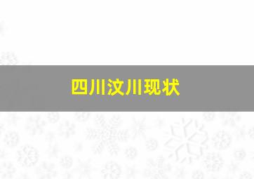 四川汶川现状