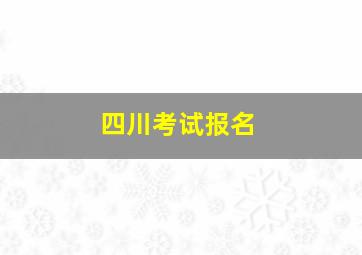 四川考试报名